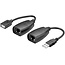 Goobay USB Extension Adapter up to 40 m via CAT Cable