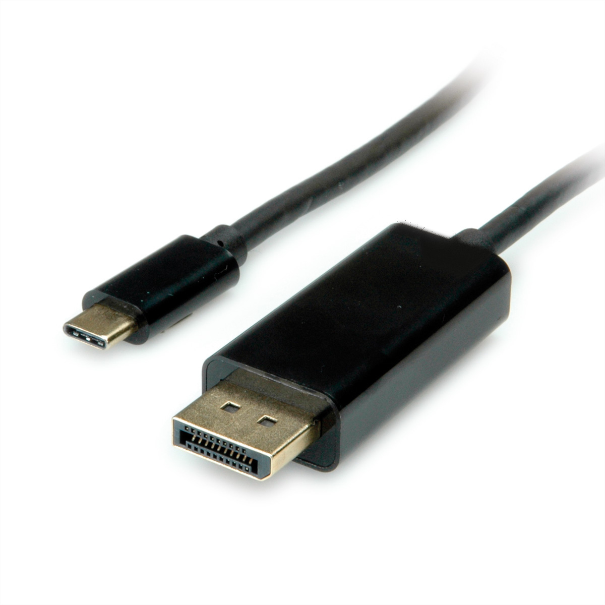 Valueline VALUE Cableadapter USB C-DP. M/M. Black. 2.0m