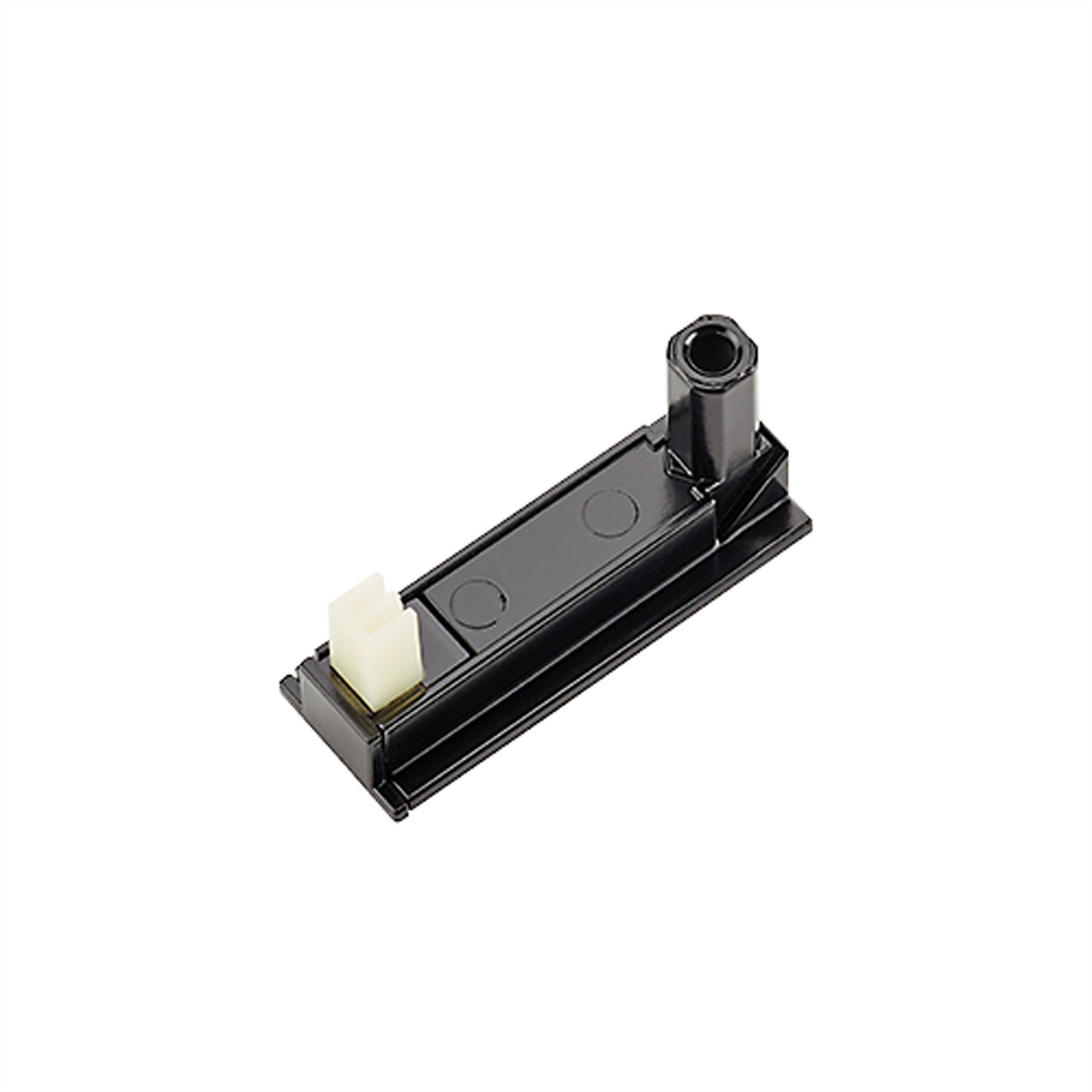 BACHMANN DESK2 zelfklevende basis RAL9005, Zwart 2 stuks |