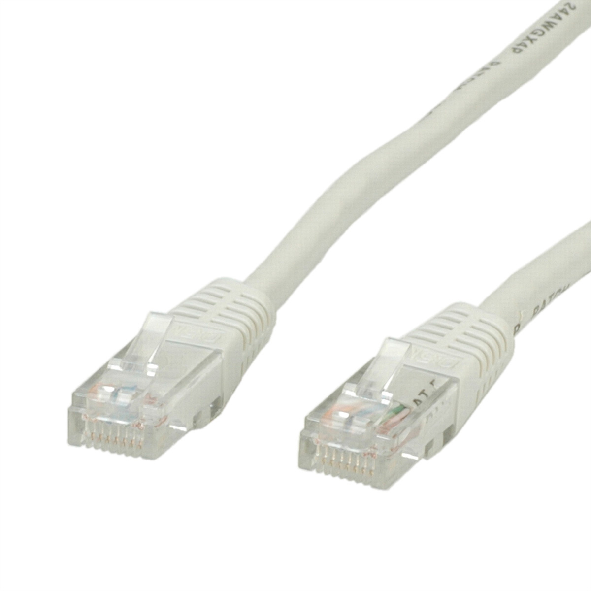 Roline ITB 0.5m, RJ-45 M/RJ-45 M. Snoerlengte: 0,5 m, Kabel standaard: Cat5e, Aansluiting 1: RJ-45, Aansluiting 2: RJ-45