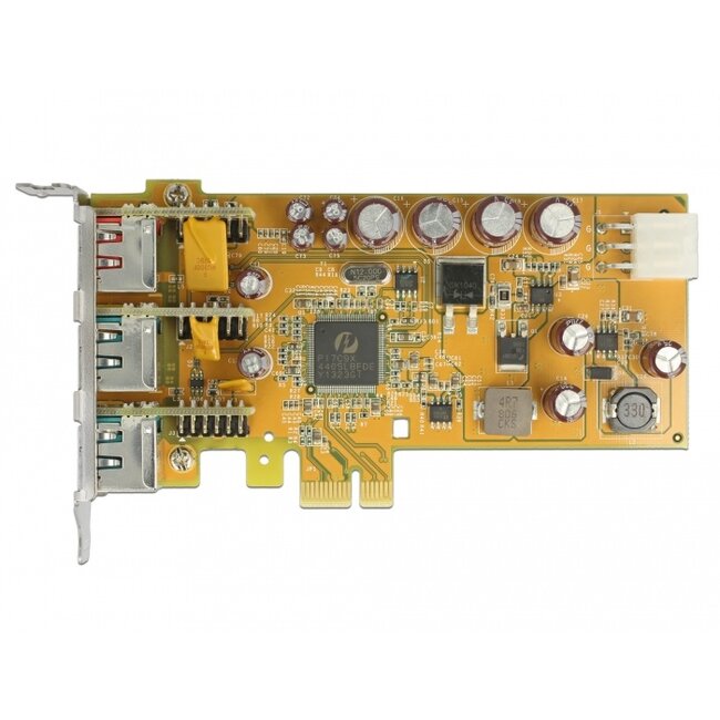 Delock PoweredUSB PCI Express x1 Card > 1 x 24 V + 2 x 12 V