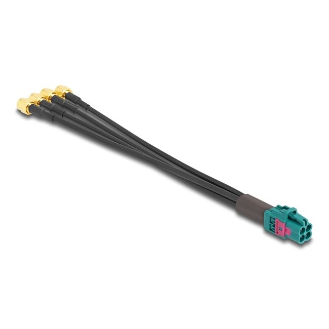 Delock Cable Mini FAKRA Z jack quad to 4 x SMA plug A-Type