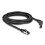 Delock RJ45 Network Cable Cat.8.1 S/FTP 90° upwards angled / straight 3 m black
