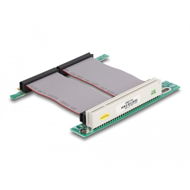 Delock Riser Card PCI 32-Bit > PCI 32-Bit with flexible cable 7 cm left insertion