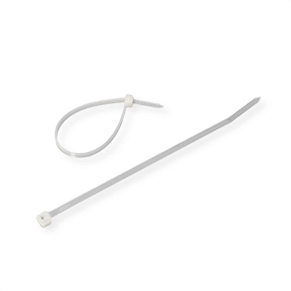 VALUE Tie-wraps, 15cm, 3,7mm, haaks, 100 stuks