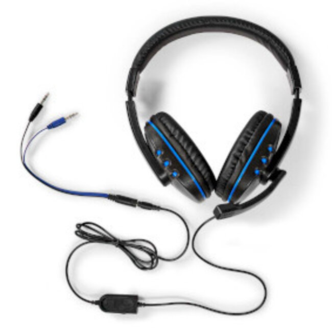 Gaming Combo Kit | 5-in-1 | Toetsenbord, Koptelefoon, Muis en Muismat | Zwart | QWERTY | US Internationaal