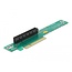 Delock Riser Card PCI Express x8 > x8 90° left angled