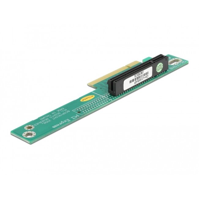 Delock Riser Card PCI Express x8 > x8 90° left angled