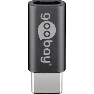 Goobay Goobay USB-C™ to USB 2.0 Micro-B Adapter, grey