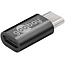 Goobay USB-C™ to USB 2.0 Micro-B Adapter, grey