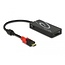 Delock External USB 3.2 Gen 1 Hub USB Type-C™ > 3 x USB Type-A + 2 Slot SD Card Reader black