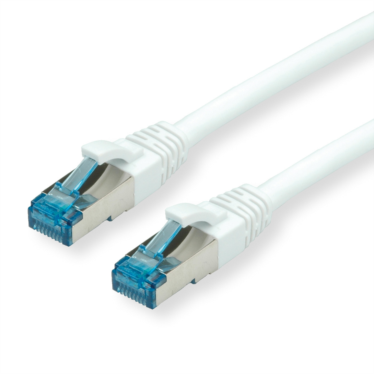 Roline Value 7m S/FTP Cat.6a. Snoerlengte: 7 m, Kabel standaard: Cat6a, Kabelafscherming: S/FTP (S-STP), Aansluiting 1: RJ-45, Aansluiting 2: RJ-45, Contact geleider materiaal: Gou