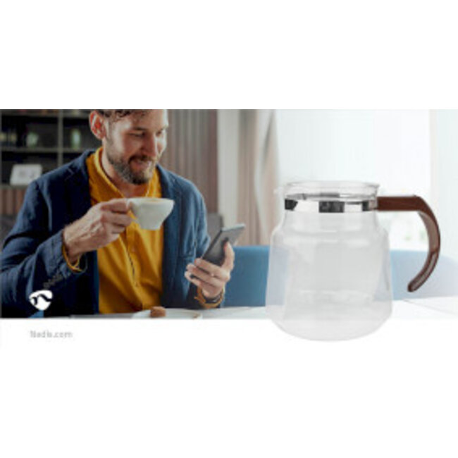 Glazen Koffiekan | Geschikt voor: Moccamaster K / KB/ 1 0PL / Excellent 10S | 1.2 l | Bruin