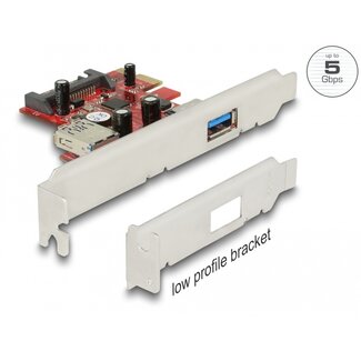 DeLOCK Delock PCI Express x1 Karte zu 1 x extern + 1 x intern SuperSpeed USB 5 Gbps