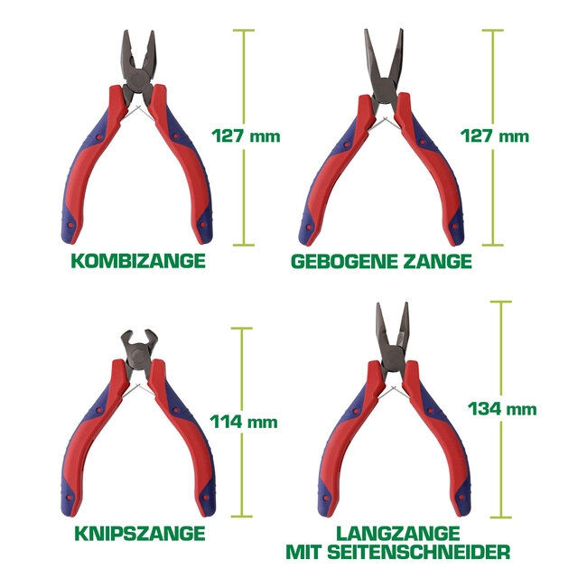 InLine® Elektronicatangen, Set, 8-dlg.