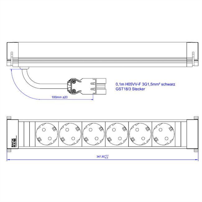 BACHMANN POWER FRAME 6xCEE7/3