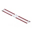 Delock Stainless Steel Cable Ties L 300 x W 4.6 mm red 10 pieces