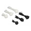 Delock Cable tie assortment box 600 pieces black / white