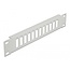 Delock 10″ Fiber Optic Patch Panel 12 Port for SC Duplex / LC Quad 1U grey