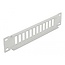 Delock 10″ Fiber Optic Patch Panel 12 Port for SC Duplex / LC Quad 1U grey