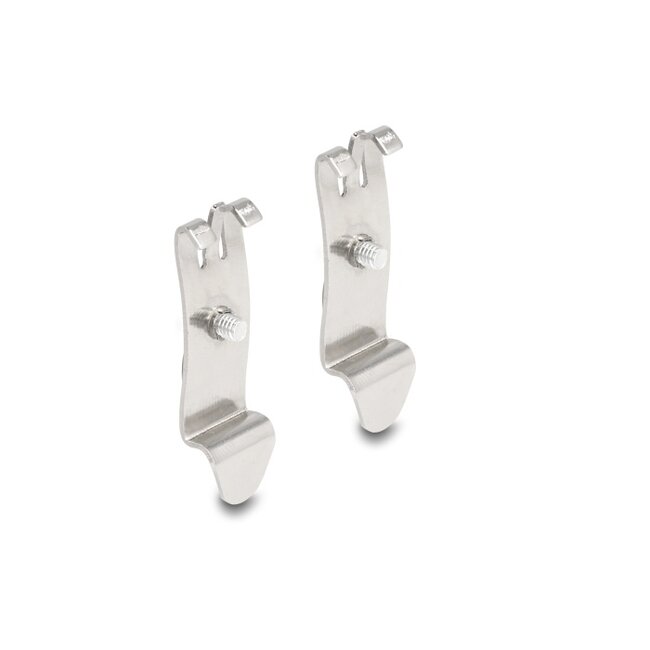 Delock Desktop Patch Panel Holder for DIN rail with M4 fixing screws 2 pcs