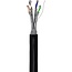 Goobay CAT 6 outdoor network cable, S/FTP (PiMF), black 100 m