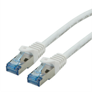 Roline ROLINE Patchkabel Cat.6A S/FTP (PiMF), Component Level, LSOH, wit, 0,5 m