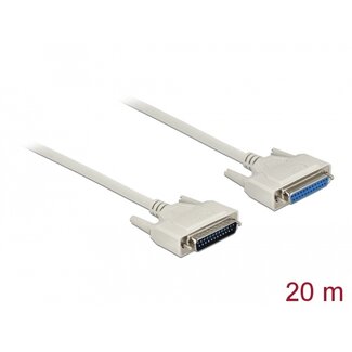 DeLOCK Delock Serial Cable D-Sub 25 male to female 20 m
