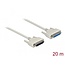 Delock Serial Cable D-Sub 25 male to female 20 m