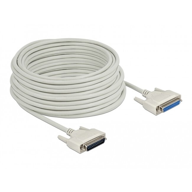 Delock Serial Cable D-Sub 25 male to female 20 m