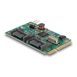 DeLOCK Delock Mini PCIe I/O PCIe full size 2 x SATA 6 Gb/s