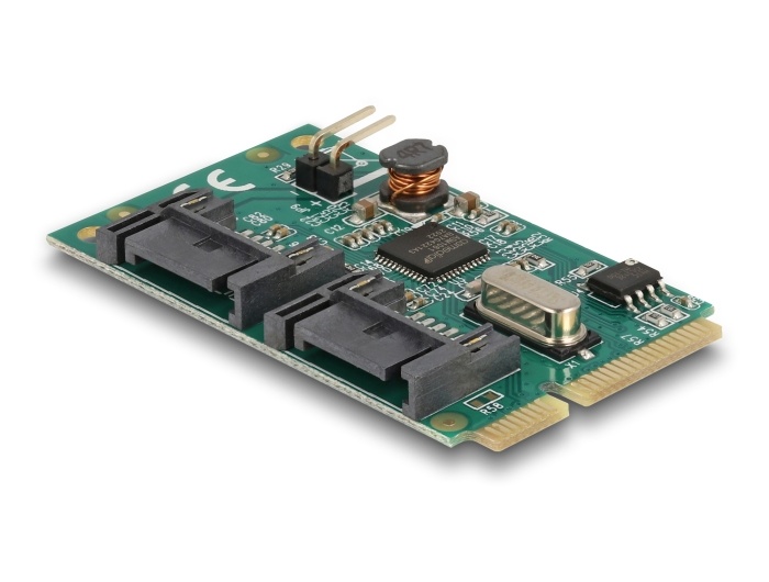 DeLOCK MiniPCIe I/O PCIe 2xSATA 6Gb/s controller