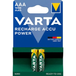 Varta Oplaadbare NiMH Batterij AAA 1.2 V 1000 mAh 2-Blister
