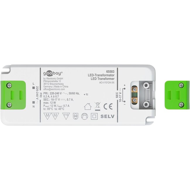 Goobay Constant Current LED Transformer 700 mA/12 W