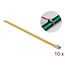 Delock Stainless Steel Cable Ties L 200 x W 7.9 mm yellow 10 pieces