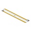 Delock Stainless Steel Cable Ties L 200 x W 7.9 mm yellow 10 pieces