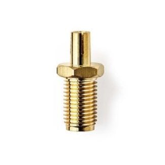 Nedis SMA-Adapter | SMA Female | TS9 | Verguld | 50 Ohm | Recht | Koper | Goud | 2 Stuks | Envelop