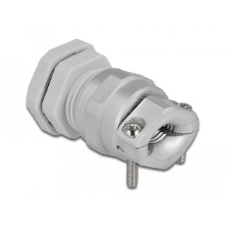 DeLOCK Delock Cable Gland PG11 with strain relief and bending protection grey