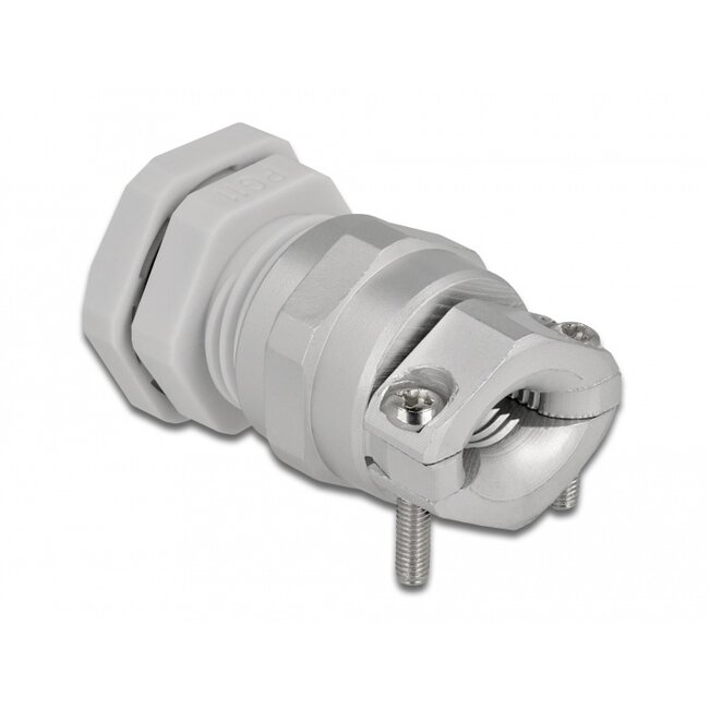 Delock Cable Gland PG11 with strain relief and bending protection grey