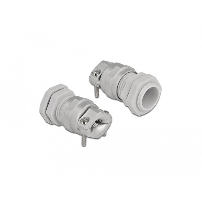 Delock Cable Gland PG11 with strain relief and bending protection grey