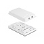 Delock Optical Fiber Connection Box for wall mounting for 2 x SC Simplex or LC Duplex white