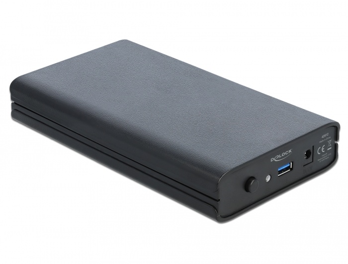 DeLOCK 42612. Producttype: HDD-behuizing. Aantal storage drives ondersteund: 1, Opslag schijfgrootte: 3.5", Ondersteunde opslagstationinterfaces: SATA. Overdrachtssnelheid: 5 Gbit/