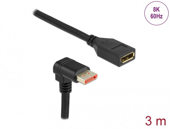 DeLOCK 87093. Snoerlengte: 3 m, Aansluiting 1: DisplayPort, Aansluiting 2: DisplayPort. Diameter van de kabel: 7 mm, Aantal per verpakking: 1 stuk(s)