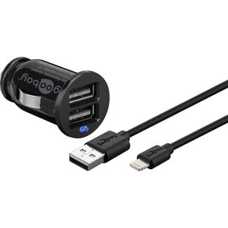 Goobay Goobay Apple Lightning Car Charger Set (12 W)