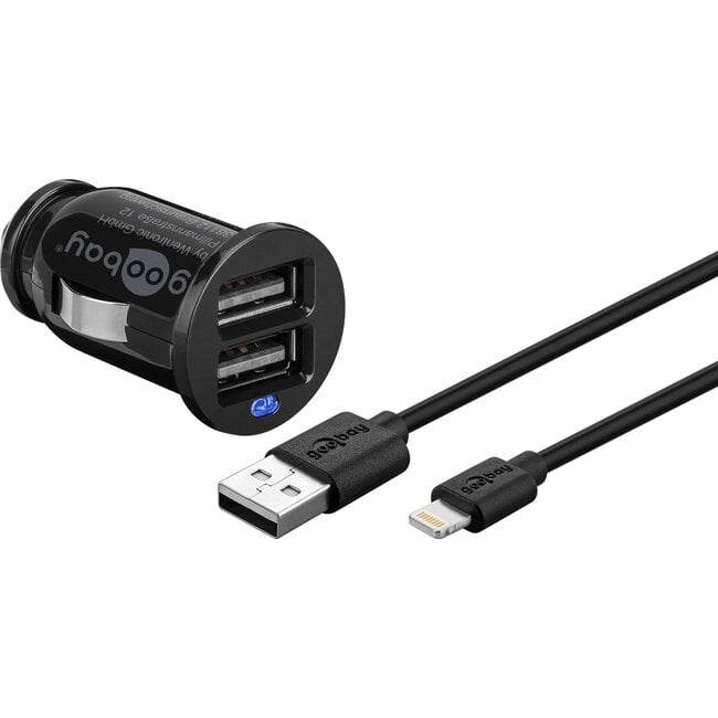 Goobay Apple Lightning Car Charger Set (12 W)