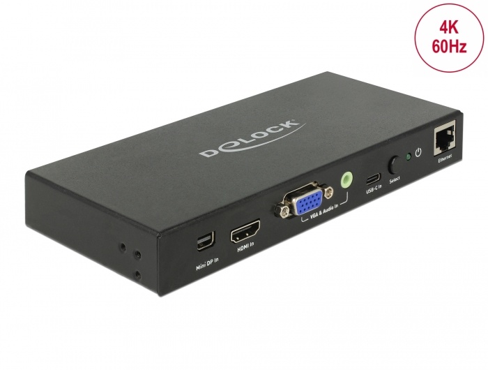 DeLOCK 87732. Maximale videoresolutie: 3840 x 2160 Pixels, Videoresoluties: 1920 x 1080,3840 x 2160 Pixels. Maximum resolutie: 3840 x 2160 Pixels, Kleur van het product: Zwart, Mat