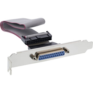 InLine® InLine® Slotplaatje, DB25F naar 26-pins interne stekker, 0.35m