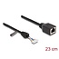 Delock Cable RJ45 jack to pin header female 2.00 mm 8 pin Cat.5e 23 cm black