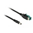 Delock PoweredUSB cable male 12 V > DC 5.5 x 2.1 mm male 3 m for POS printers and terminals