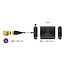 Delock HDMI Switch 2 x HDMI in to 1 x HDMI out 8K 60 Hz with integrated cable 50 cm